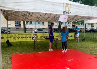 Le stand GTPI (Gestes techniques professionels d'intervention)